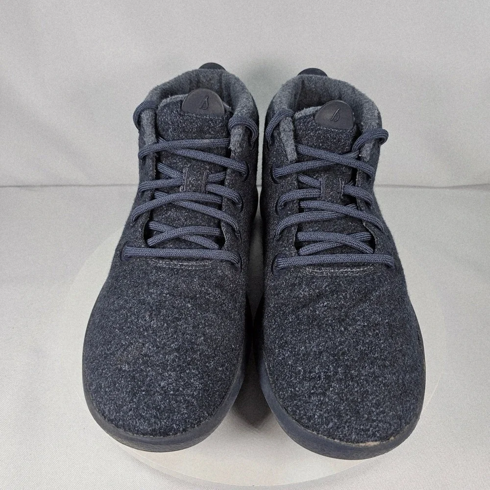 Allbirds Mizzle Wool Mid Top Shoes Men's Size 11 Navy Blue EUC‎